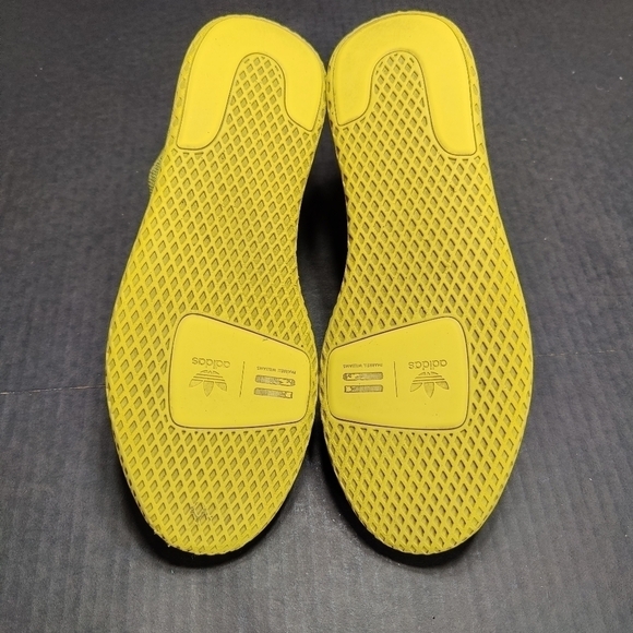 Adidas Pharrell x Tennis Hu Dip-Dyed Pyrite Yellow Black Sneaker Men’s Shoe 11.5 - Picture 11 of 11